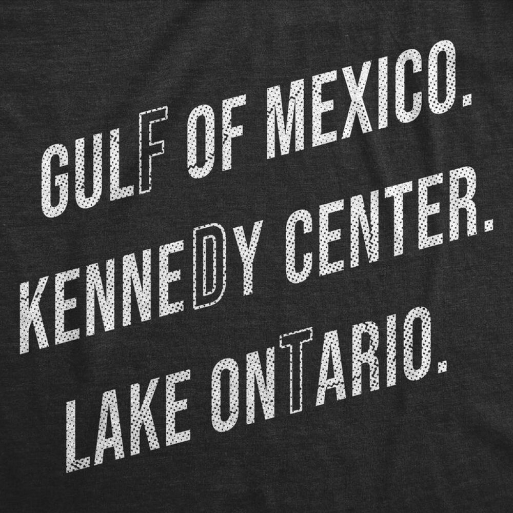 Mens T Shirts Gulf Of Mexico Kennedy Center Lake Ontario Tee For Men - Picture 2 of 4